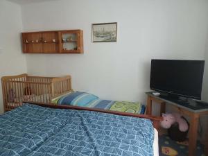 TV in/ali zabaviščno središče v nastanitvi Apartmány u vleku