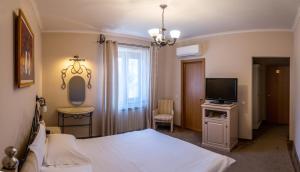 TV a/nebo společenská místnost v ubytování The Elite - Oradea's Legendary Hotel