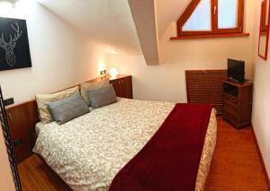 Postel nebo postele na pokoji v ubytování Cervino View Apartment