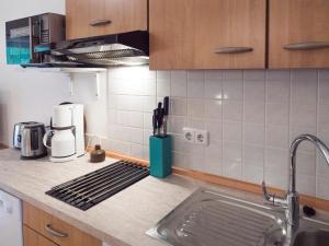 Kuchyň nebo kuchyňský kout v ubytování Haus Amberger