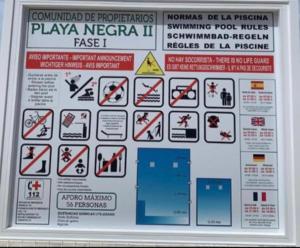 Certifikát, hodnocení, plakát nebo jiný dokument vystavený v ubytování Casa del Sol