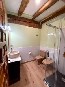 Koupelna v ubytování Hotel-Hospedería los Templarios