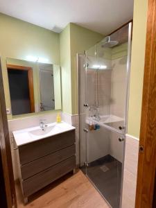 Koupelna v ubytování Hotel-Hospedería los Templarios