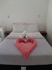 Cama o camas de una habitación en Pousada Sossego