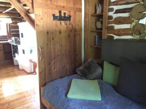 Posezení v ubytování Almhütte Badstube
