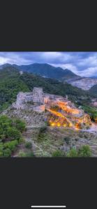 an aerial view of an old building in a field at Residenza Guarna in Salerno
