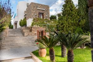 Vonkajšia záhrada v ubytovaní Agios Nikolaos Beach Villas