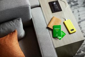 Area soggiorno di Holiday Inn - Piscataway - Somerset by IHG