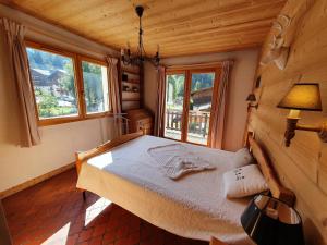 Katil atau katil-katil dalam bilik di Chalet Ramadieu