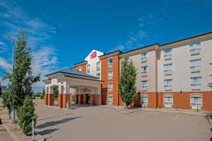 a rendering of the front of a hotel at Best Western Plus Red Deer Inn & Suite in Red Deer