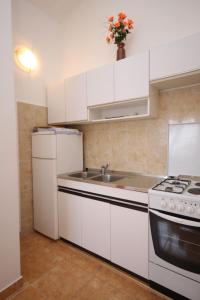 Kuchyň nebo kuchyňský kout v ubytování Apartments with parking spaces Novalja, Pag - 6524