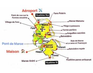 a diagram of the parts of a map at Hiaai in Haapu