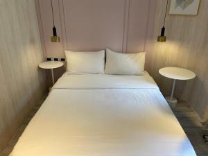 Letto o letti in una camera di 微光宿 LIGHt