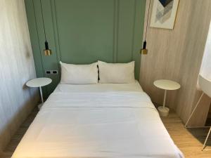 Letto o letti in una camera di 微光宿 LIGHt