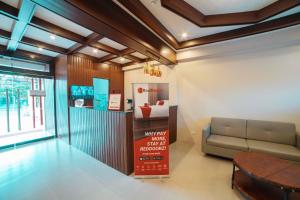Posezení v ubytování RedDoorz near Robinsons Cybergate Davao