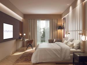Vivanta Vijayawada, MG Road客房内的一张或多张床位
