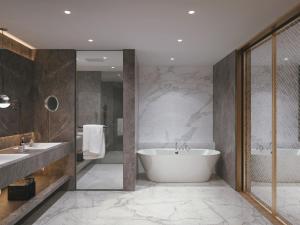 Vivanta Vijayawada, MG Road的一间浴室