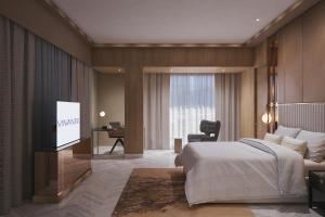 Vivanta Vijayawada, MG Road客房内的一张或多张床位
