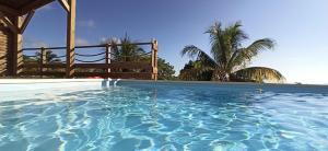 Bazén v ubytování Villa COSAROE 6-14 pers Piscine et superbe vue mer PANORAMIQUE nebo v jeho okolí
