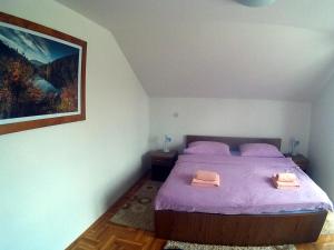 Postel nebo postele na pokoji v ubytování Apartments with a parking space Irinovac, Plitvice - 17376