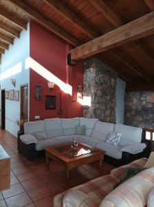 Posezení v ubytování La Casa de los Gatos