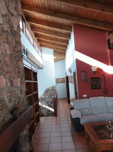 Posezení v ubytování La Casa de los Gatos