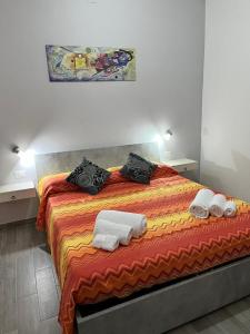 Postel nebo postele na pokoji v ubytování Appartamento centrale
