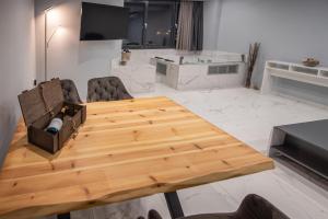 Posezení v ubytování Sea & City LUXURY SUITE