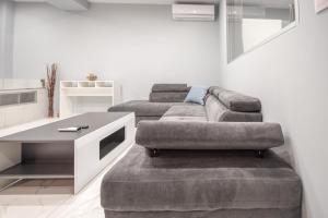 Posezení v ubytování Sea & City LUXURY SUITE
