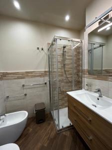 Koupelna v ubytování All’Anoneto B&B