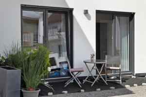 Balkón nebo terasa v ubytování Apartment Landzeit