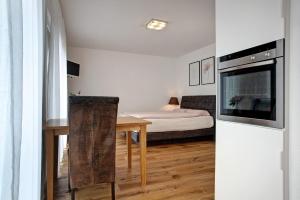 Postel nebo postele na pokoji v ubytování Apartment Landzeit