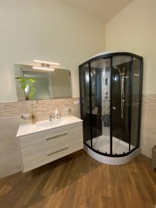 Koupelna v ubytování All’Anoneto B&B