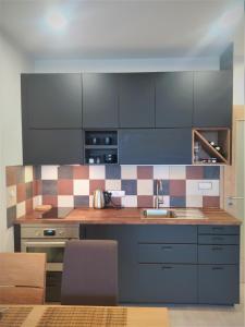 Kuchyň nebo kuchyňský kout v ubytování Apartmán Tommy - Zadov