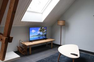 TV a/nebo společenská místnost v ubytování WijkD