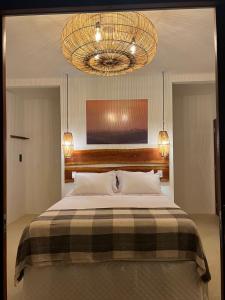 Llit o llits en una habitació de Villa Kabaceiras