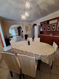 A seating area at Villa Csilla elegant house
