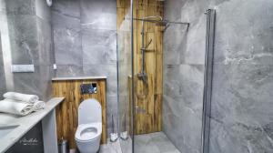 Kúpeľňa v ubytovaní Apartament Honoratka