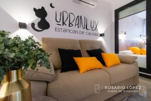 A seating area at Urbanlux Olimpia Sleep & Park