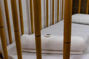 Letto o letti in una camera di Das Heim Hotel