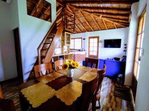Casa de Campo El Mirador - Lunahuanáにあるテレビまたはエンターテインメントセンター