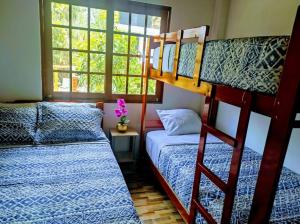 Casa de Campo El Mirador - Lunahuanáにあるベッド +47枚の写真