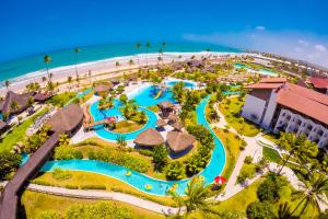 uma vista aérea de um resort com uma praia em Enotel Porto de Galinhas All Inclusive em Porto de Galinhas