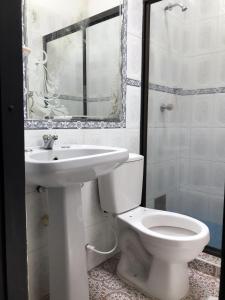 Bathroom sa Hermoso y acogedor apartamento en Barrancabermeja