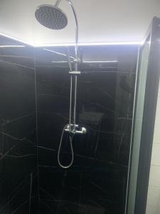 a shower with a shower head in a bathroom at TRANSIT AFFAIRES - LOISIRS in Pointe-à-Pitre