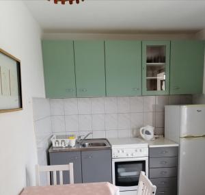 Kuchyň nebo kuchyňský kout v ubytování Apartments by the sea Kustici, Pag - 18248 + 22 fotografií