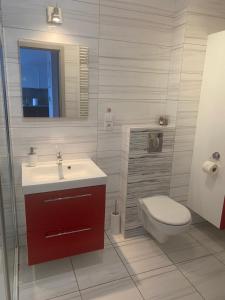 Kúpeľňa v ubytovaní 1 Tyskie Apartamenty z ogródkiem + 21 fotografií