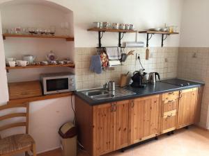 Kuchyň nebo kuchyňský kout v ubytování Apartmán Chrpa + 8 fotografií