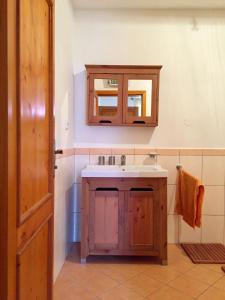 Koupelna v ubytování Apartmán Chrpa