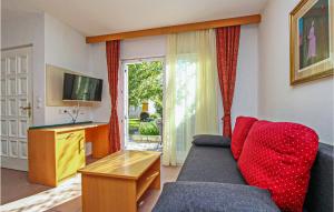 A seating area at Nice Apartment In Baska With House A Panoramic View